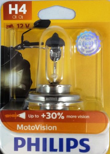 PHILIPS Moto Vision 12 V 60/55 W 30% mehr Licht